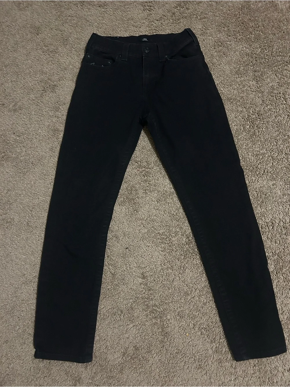 True Religion Men’s Black Slim Jeans
